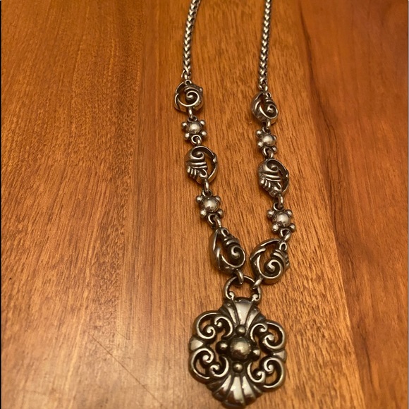 Brighton filagree silver necklace - Picture 1 of 4